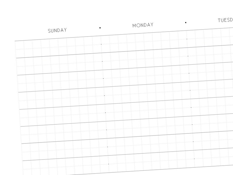 Keyboard Desk Pad Weekly Planner Blank Printable PDF MacBook Pro ...