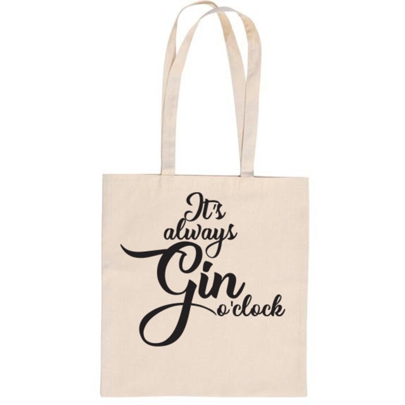 gift secret santa cute Tumblr birthday Kawaii It/'s Always Gin O/'Clock Eco pintrest environmental Free UK Shipping Etsy