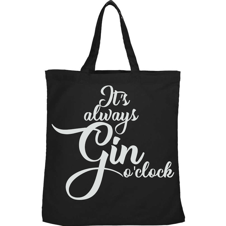 gift secret santa cute Tumblr birthday Kawaii It/'s Always Gin O/'Clock Eco pintrest environmental Free UK Shipping Etsy