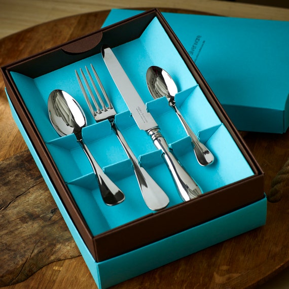 Baguette Muster 24 Teiliges Besteck Set - Made in Sheffield