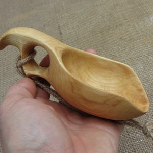 Handgeschnitzte Holzschaufel Getreide /Mehl/Zucker/Reis Holz Schaufel