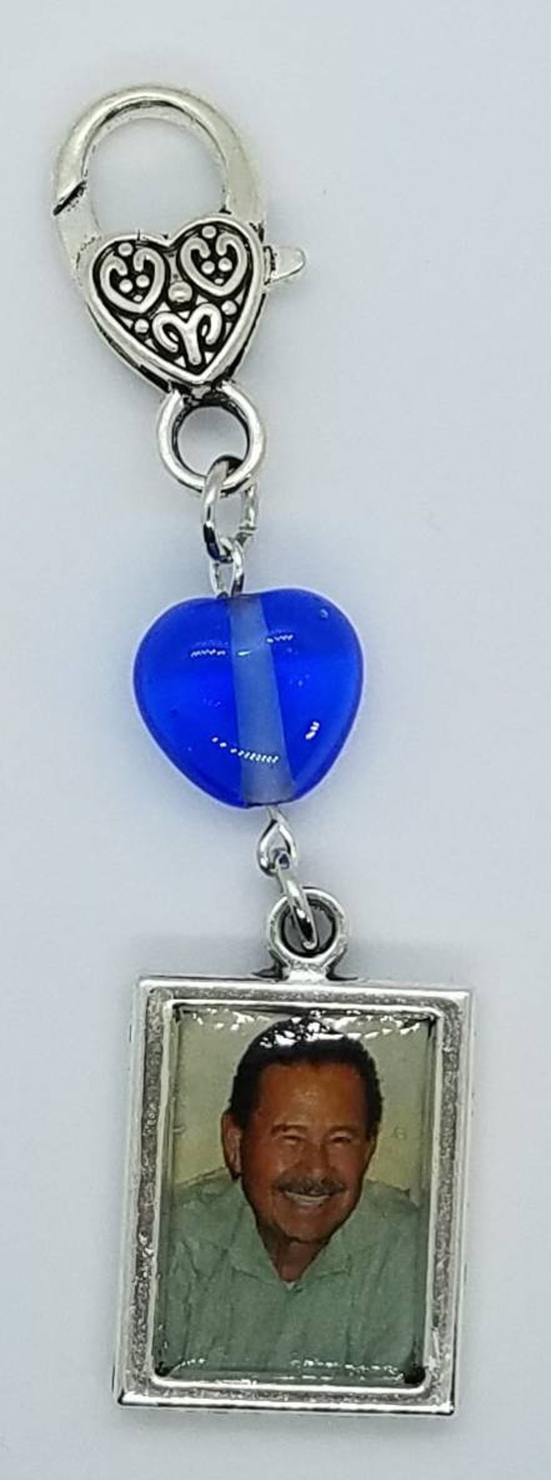 Flower Bouquet Photo Charm