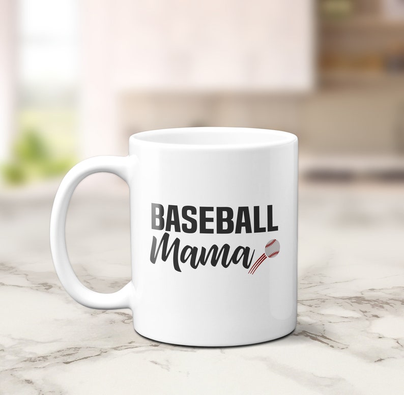 baseball mom mug