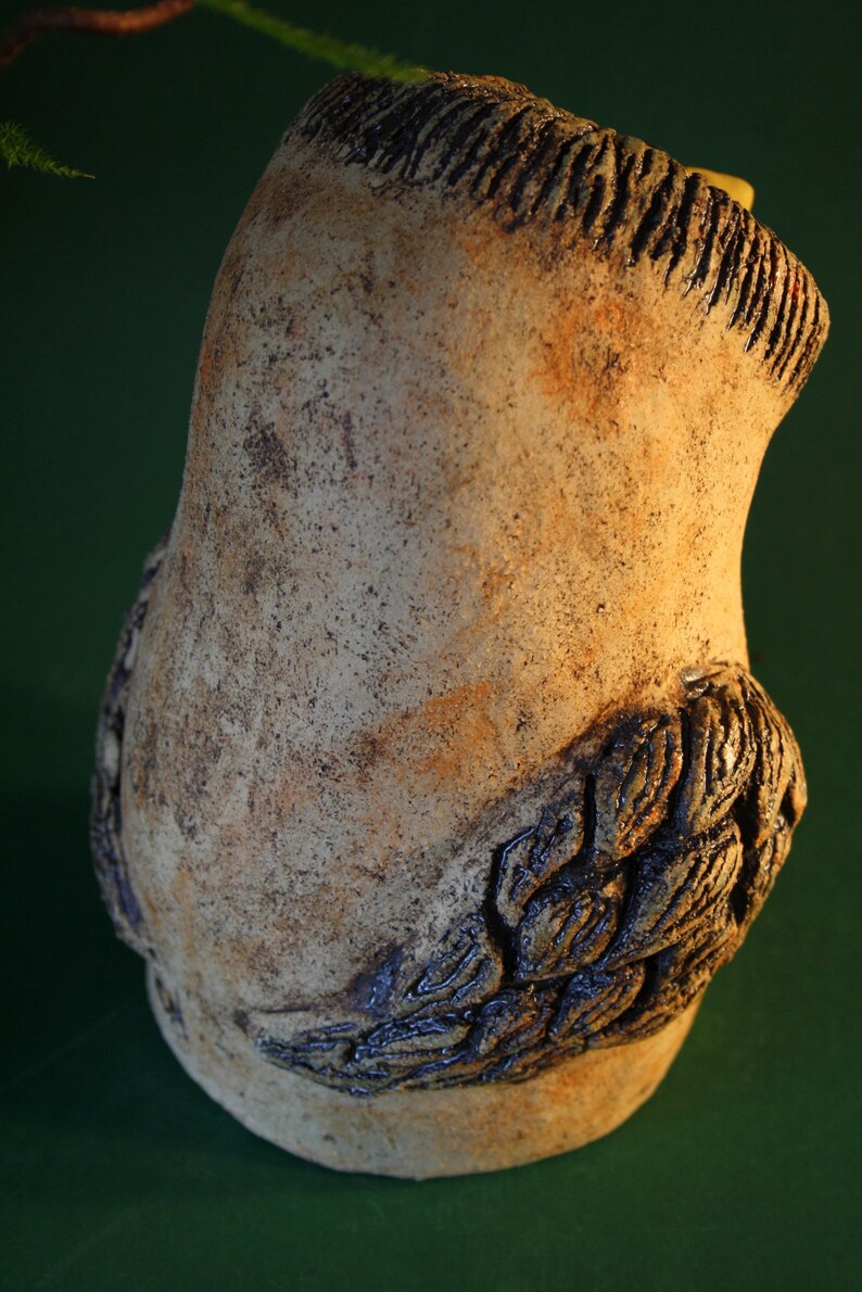 Sculpture de hibou en céramique petit hibou en céramique céramique de jardin résistante au gel image 6