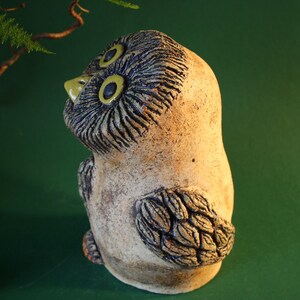 Ceramic owl sculpture small ceramic owl frost-resistant garden ceramics image 7