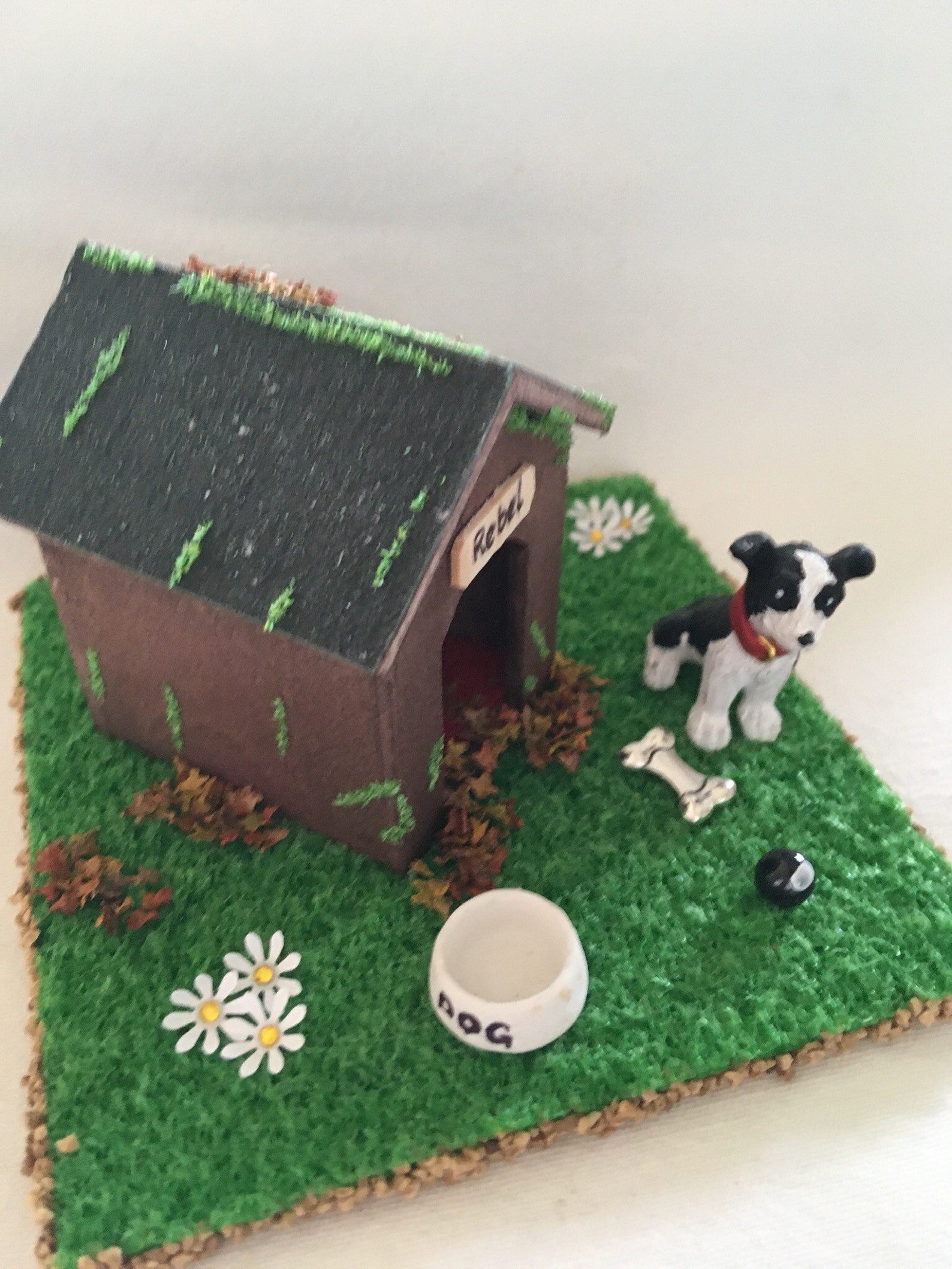 Doll house handmade dog and kennel Etsy