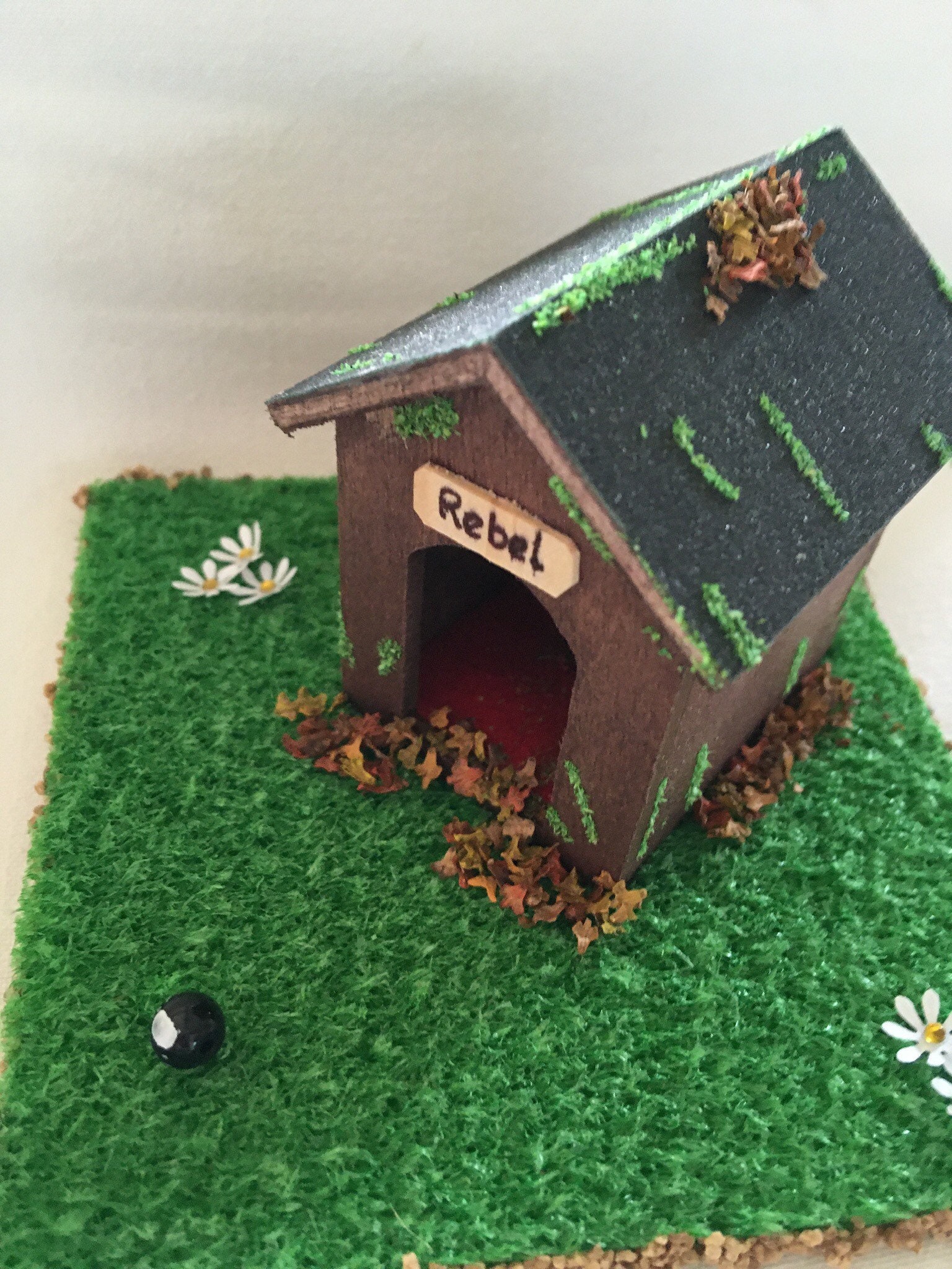 Doll house handmade dog and kennel Etsy