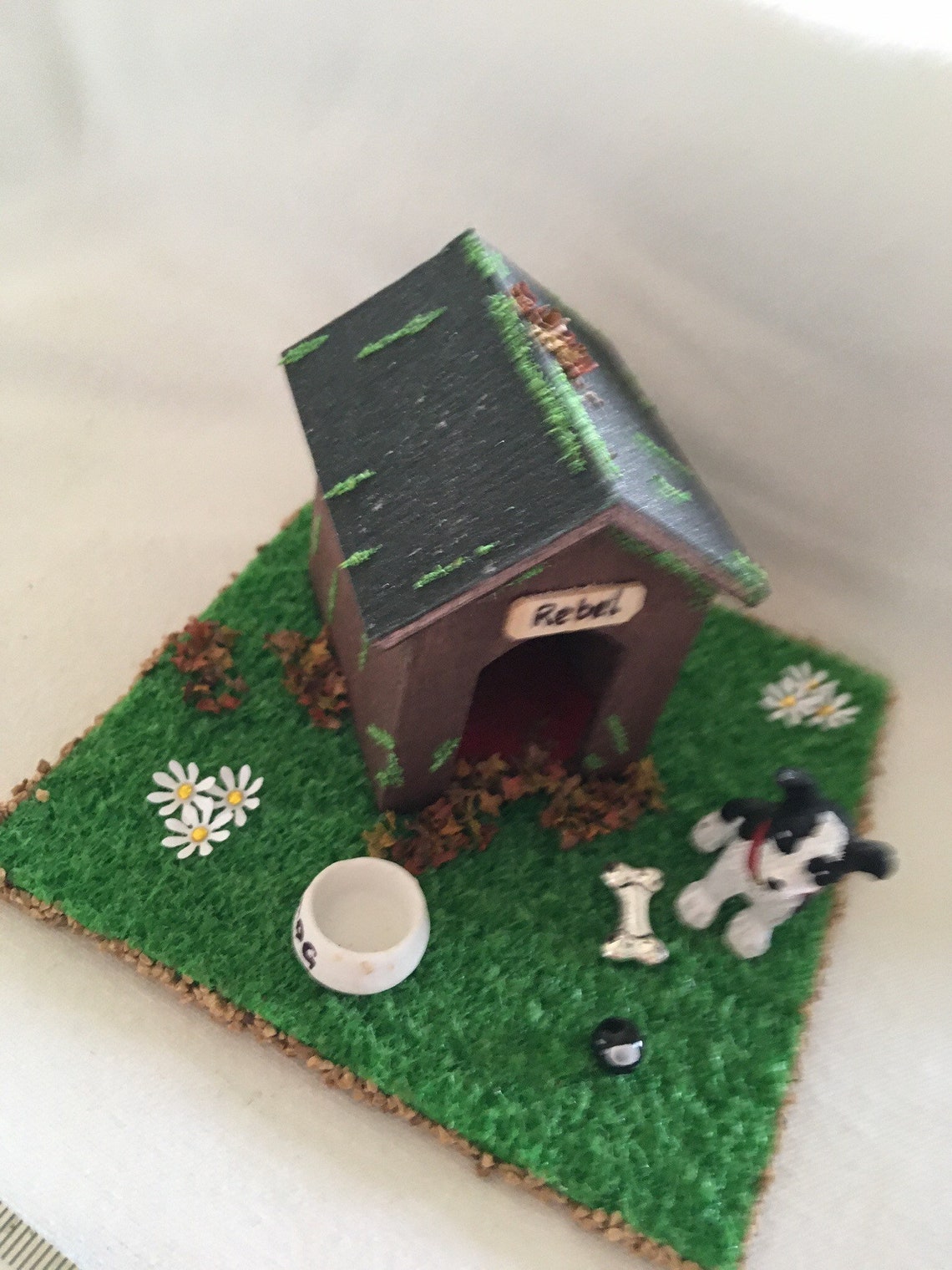 Doll house handmade dog and kennel Etsy