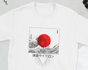 La gran ola de Kanagawa bajo la ola arte blanco camiseta diseño superior Unisex señoras hombres camiseta Retro moda Vintage camisa