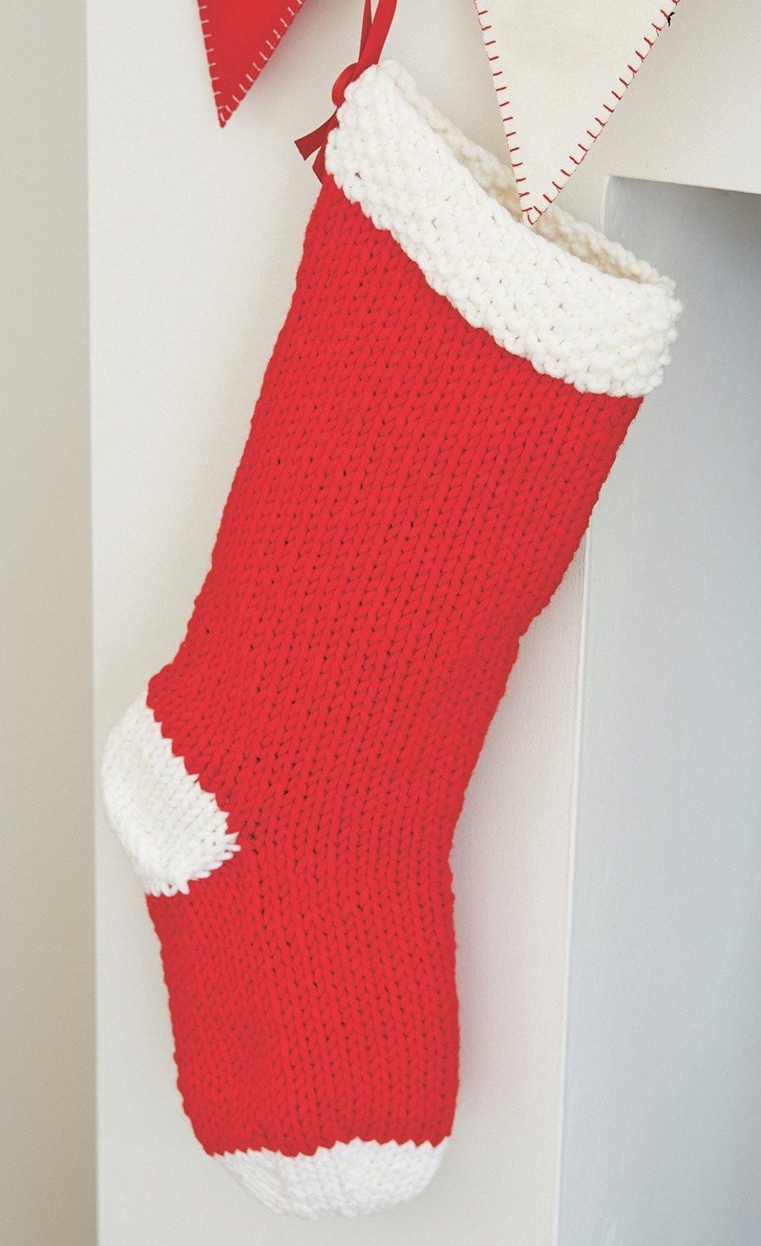 Christmas Stocking Set Knitting Pattern - Etsy