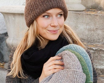 Hat Knitting Pattern Easy Winter Beanie Unisex instant download PDF