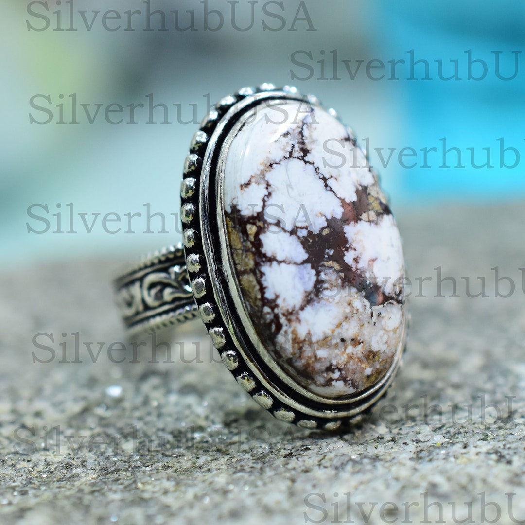 •MESA• wild horse + silver ring (size 7.25)