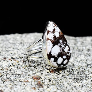 Natural Wild Horse Jasper: Captivating Stone for Unique Jewelry Creations Sterling Silver Ring Dainty Ring Gamestone Ring Handmade Ring