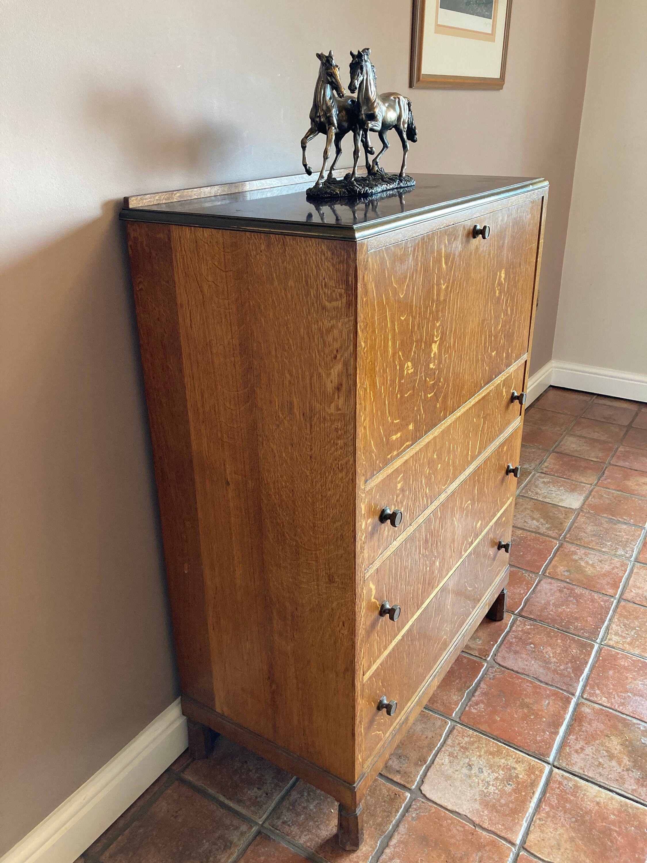 Teak Bureau Dressing Table Desk Vintage Furniture UK Etsy UK