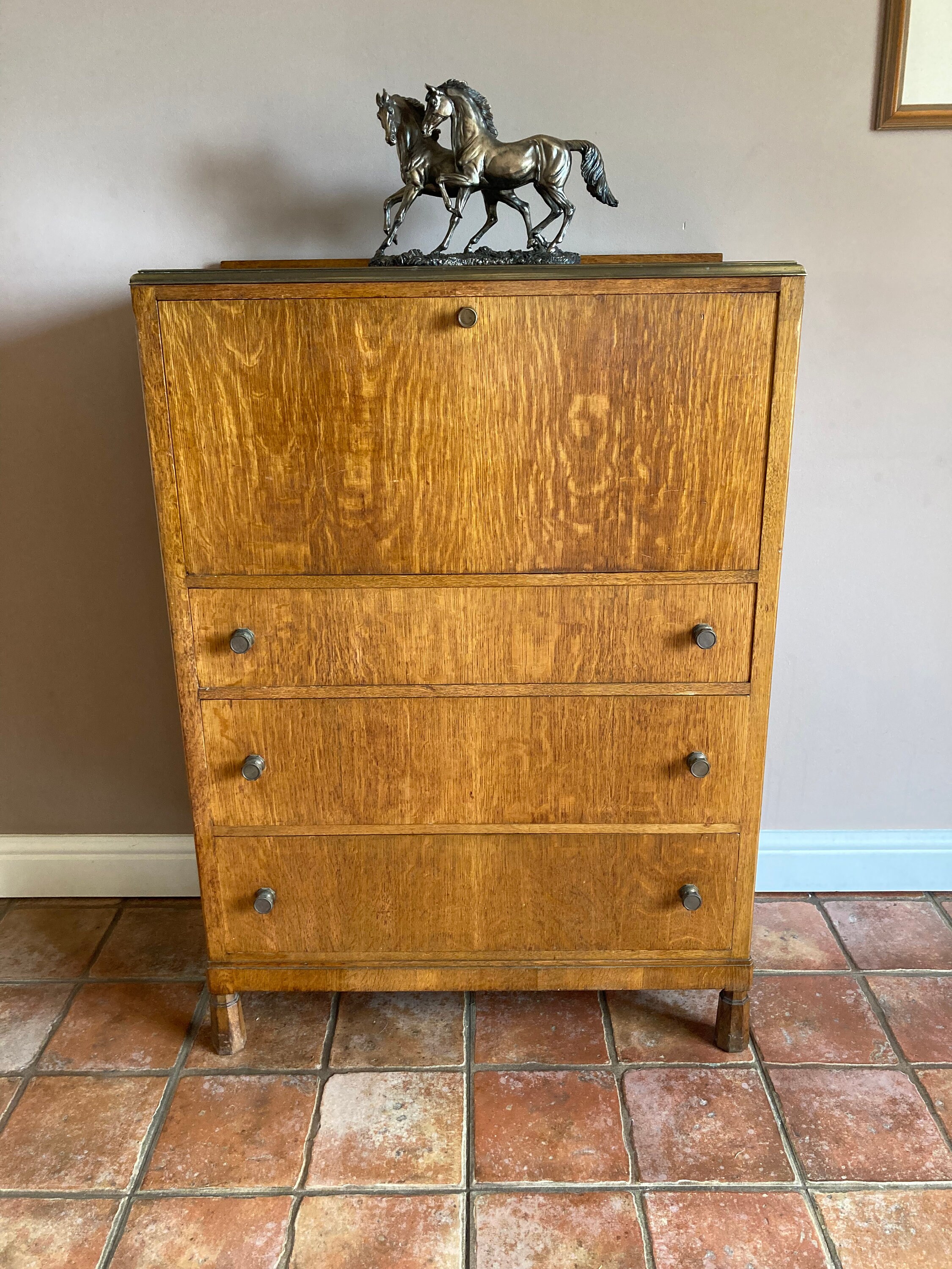 Teak Bureau Dressing Table Desk Vintage Furniture UK Etsy UK