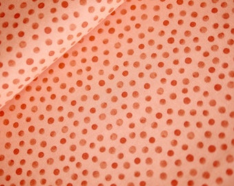 Susybee patchwork fabric polka dots orange