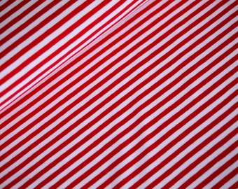 Cotton jersey, jersey fabric, striped jersey, striped jersey, red and white, children's fabric, maritime T-shirt fabric for women, combination fabric jersey,