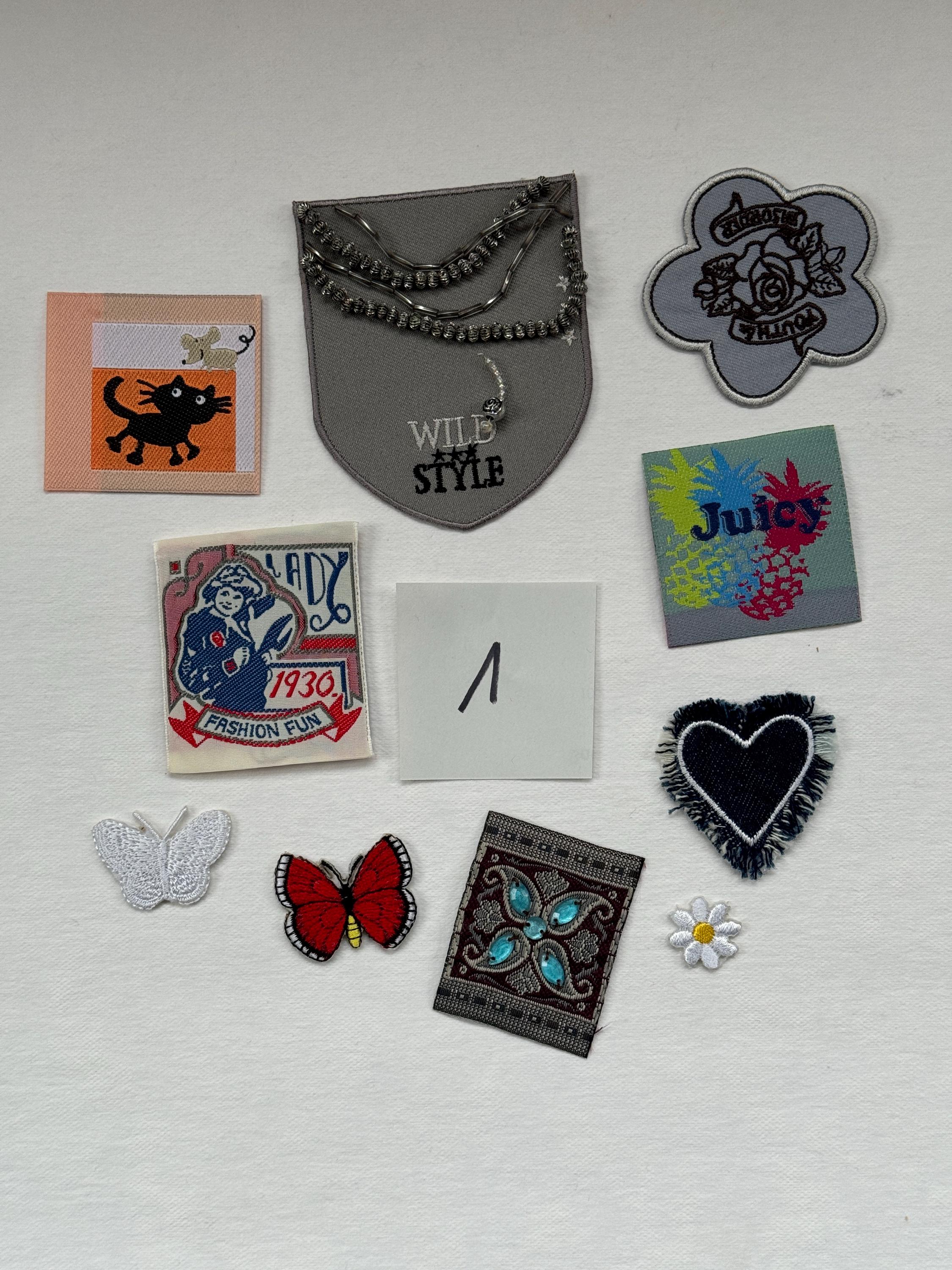 12 Toppe Termoadesive Ricamate - Per Vestiti, Jeans, Giacche, Decorazioni E Riparazioni Fai Da Te - Foto 3