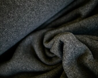 100% organic cotton fleece dark grey