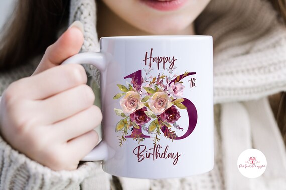 Alphabet Mug - Personalized Mug - Birthday Gift For Friends And Family