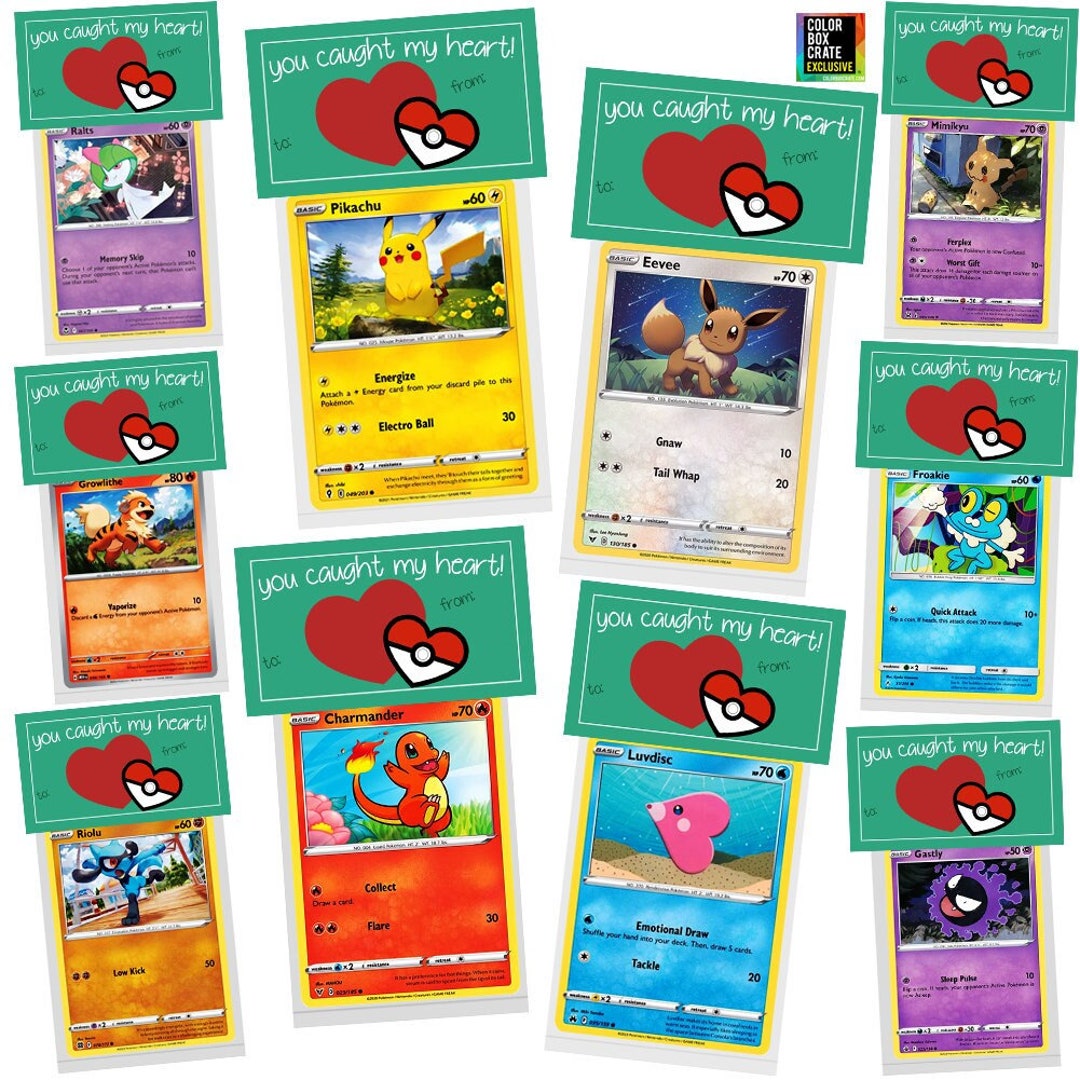 Hallmark Kids Valentine Kit Hallmark Pokmon Valentine's Day Cards With  Light Up Mailbox | 32 Cards For Classroom Exchange | Includes Sound  Valentines Day Gifts For Daycare