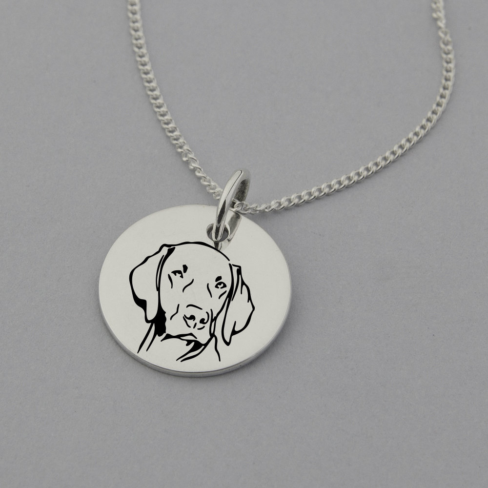 weimaraner necklace