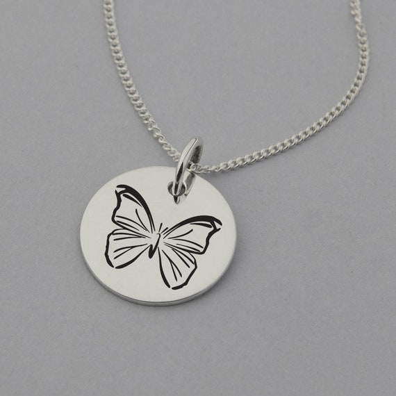 Triangle Butterfly Necklace – Sierra Metal Design