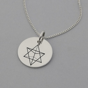 Merkaba Necklace, Sacred Geometry Jewelry, Sterling Silver, Motivational Jewelry, Spiritual Jewelry