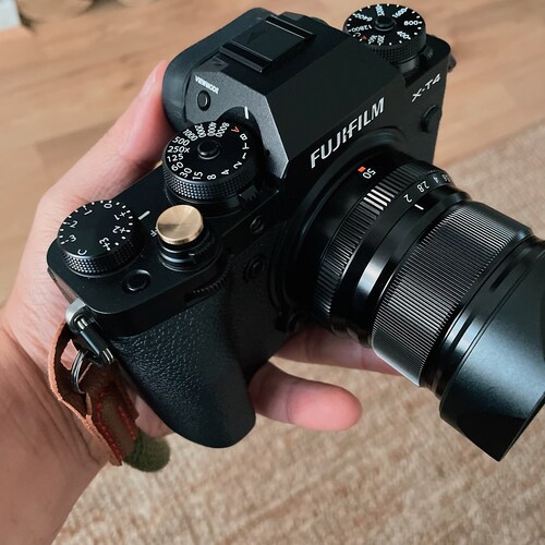 Gold Camera Shutter Release Button Solid Brass Fujifilm Etsy