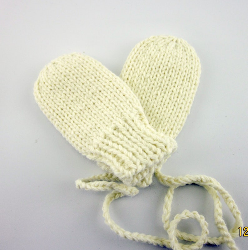 infant mittens with string