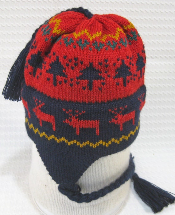 boys navy winter hat