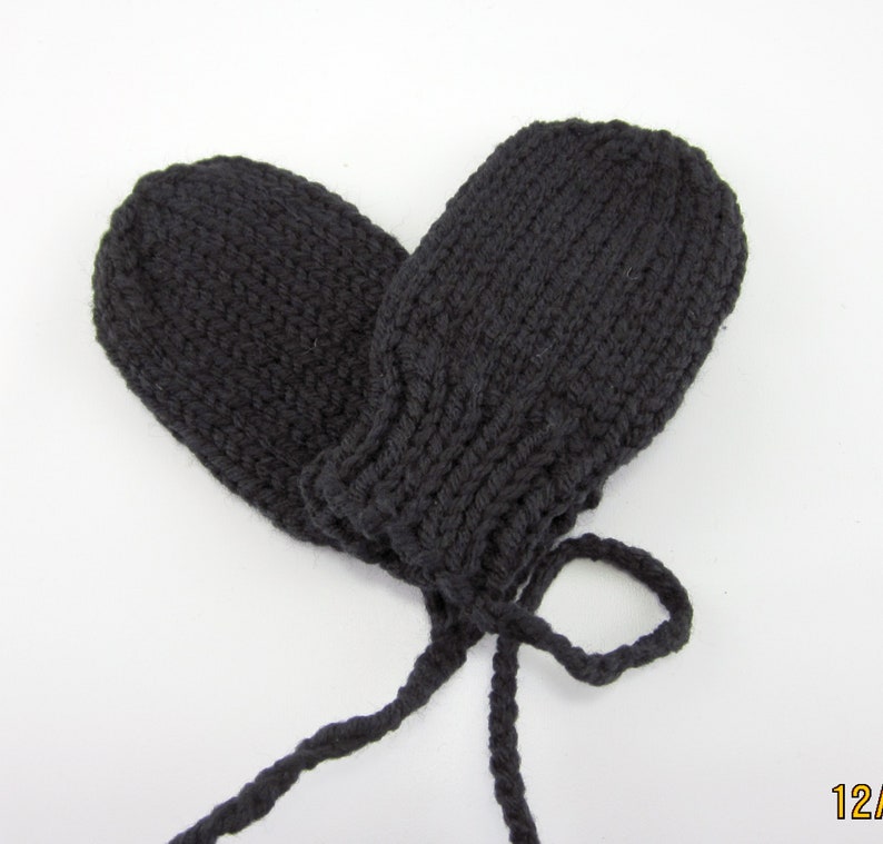 infant mittens with string
