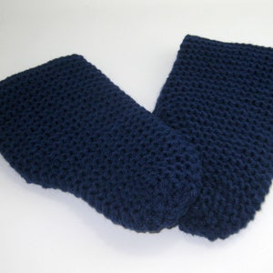 Boys Slippers, Large,  Blue Slippers, Girls Slippers, Warm Slippers