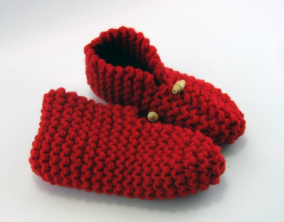 girls red slippers