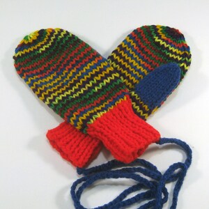 Kids Mittens, Childs Mittens, Hand Knit Mittens, Toddler Mittens