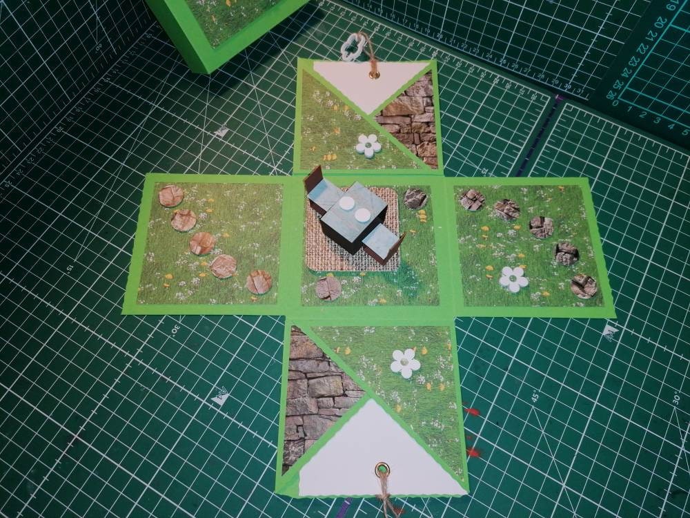 ÜBox Garten II., Explosionsbox Etsy.de