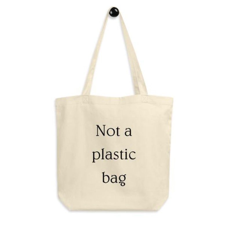 Classic tote bag Funny tote bag Eco tote bag Natural Cotton Tote Bag Funny tote bag Not a plastic bag tote bag Minimalistic tote bag