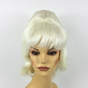 1950's CLASSIC BEEHIVE Theatrical Costume Wig by Funtasy Wigs - PLATINUM