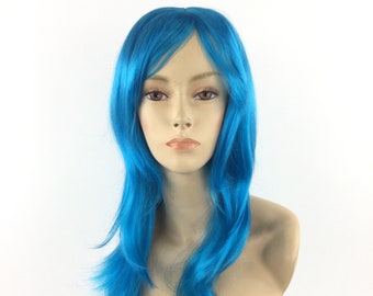 blue wig etsy