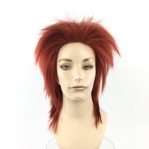 1970&#39;s Rock Star Character Custom Theatrical Costume Wig by Funtasy Wigs PunkyS-HRed