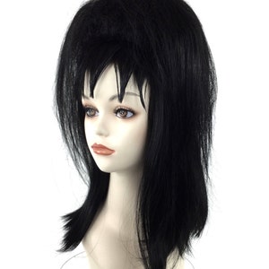 Emo Teen Girl Character Premium Theatrical Cosplay Costume Wig LydiaBlack image 3