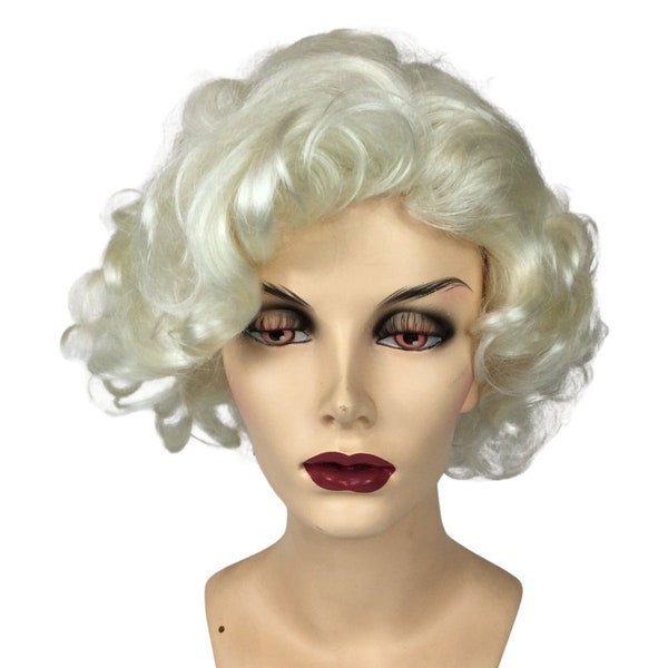 Movie Starlet MARILYN Character Halloween Costume/Theatrical Wig by FUNTASY Wigs