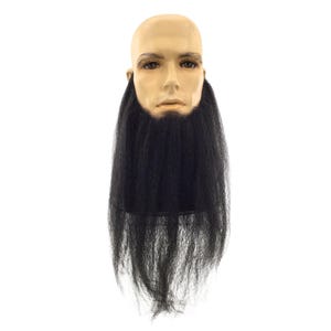 May include: A long, black, fake beard for costume use.