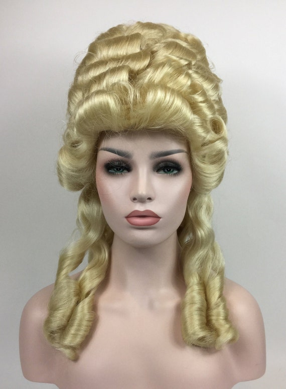Blonde Blond Marie Antoinette Colonial Costume Wig 