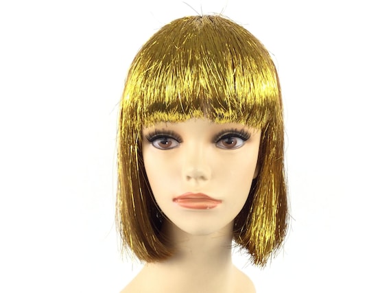 FUNTASY Wigs Exclusive! TINSEL Bob Cosplay Anime Costume Wig - Gold