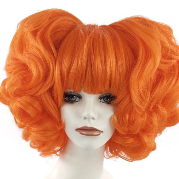 Orange Wig Etsy