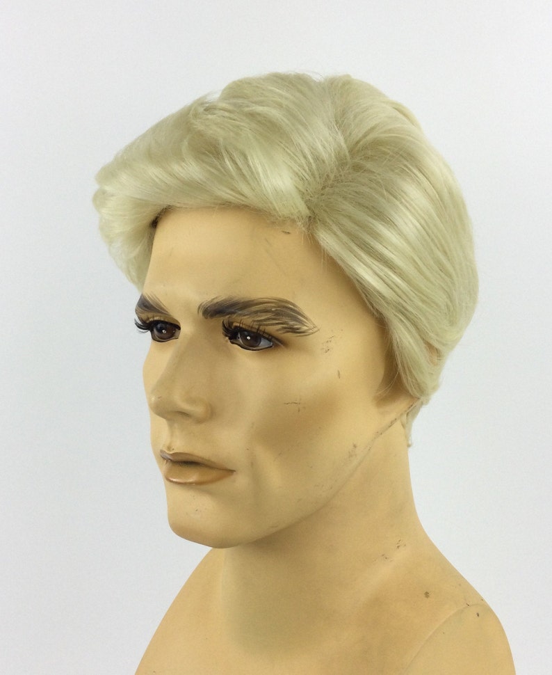 Premium Quality Men's Theatrical Cosplay Full Wig Blond Etsy