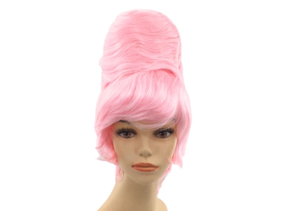 1950's Classic Round BEEHIVE Theatrical Costume Anime Wig by Funtasy Wigs LSBH-Pink