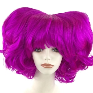 Pom-Pom COSPLAY ANIME Rave Theatrical Costume Wig by Funtasy Wigs - H.Purple