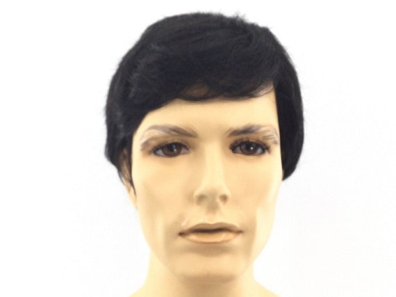 Deluxe Quality Theatrical Character/Halloween Costume Men's Wig by Funtasy Wigs BLACK